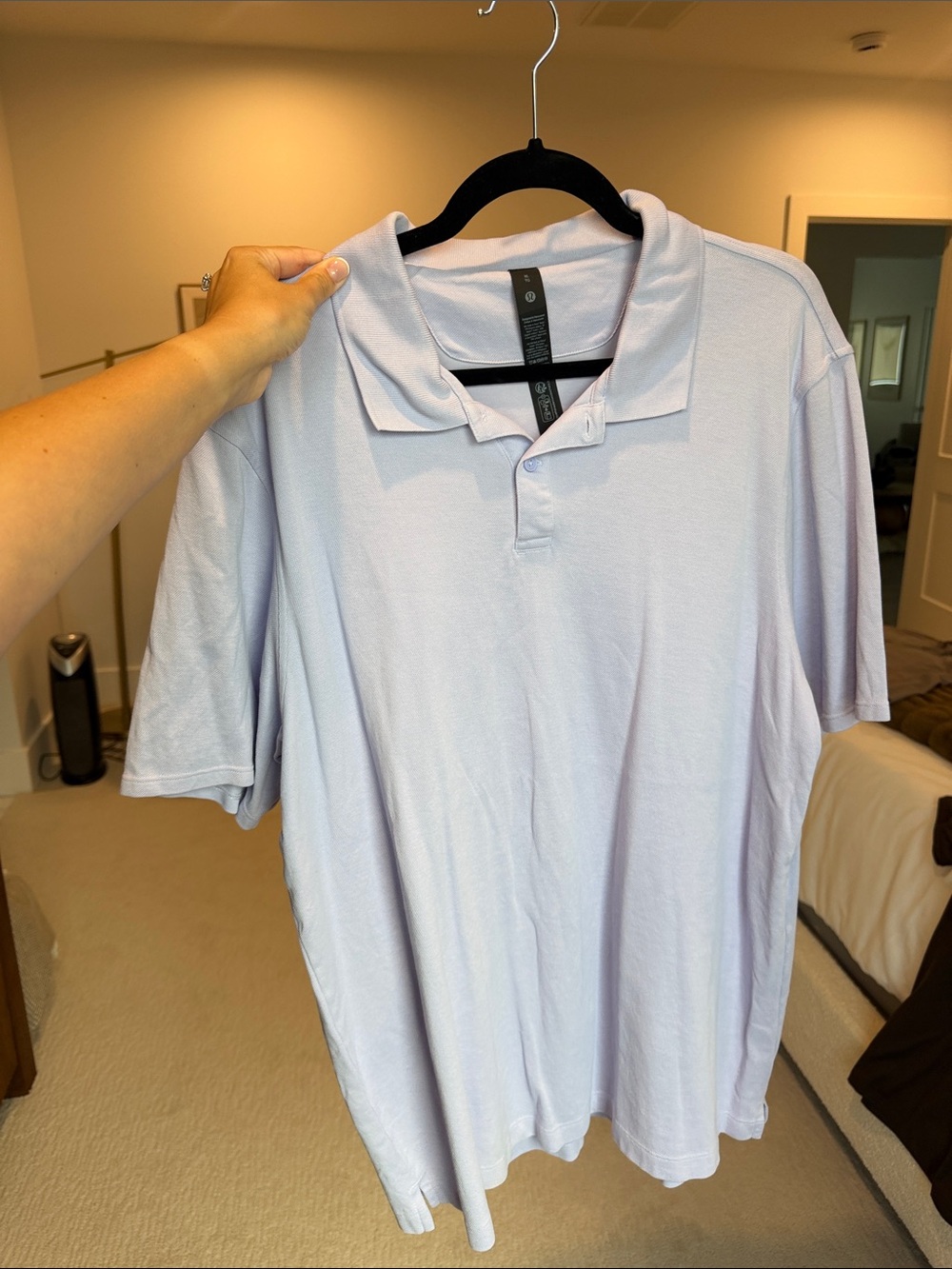 lululemon athletica Men's Lavender Polo
